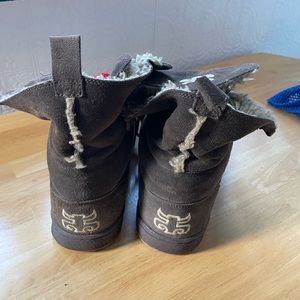 IPath Suede Boots within Shearling Interior